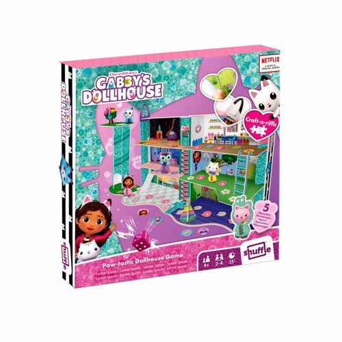 Joc pentru copii Gabby's Dollhouse - Casuta cu Labute, pentru 2-4 jucatoare de peste 4 ani Joc pentru copii Gabby's Dollhouse - Casuta cu Labute, pentru 2-4 jucatoare de peste 4 ani
